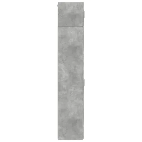 Armoire de rangement mince gris béton 30x42,5x225 cm