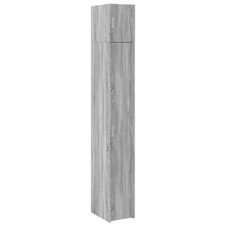 Armoire de rangement mince sonoma gris 30x42,5x225 cm