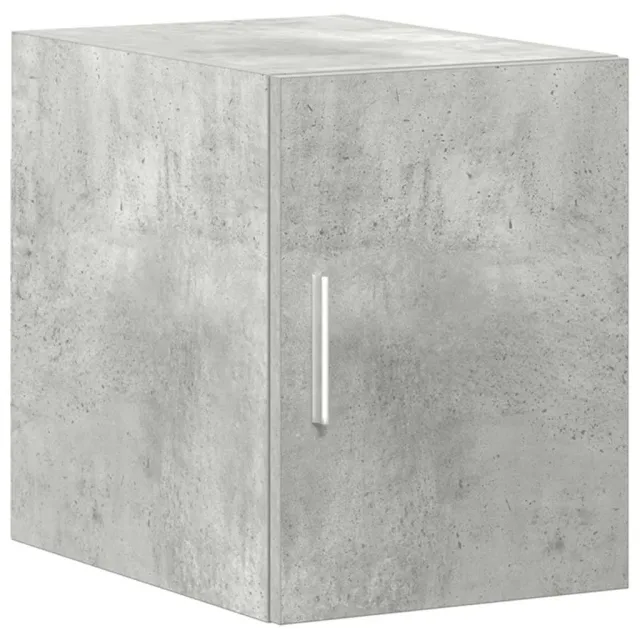 Armoire de rangement mince gris béton 30x42,5x225 cm