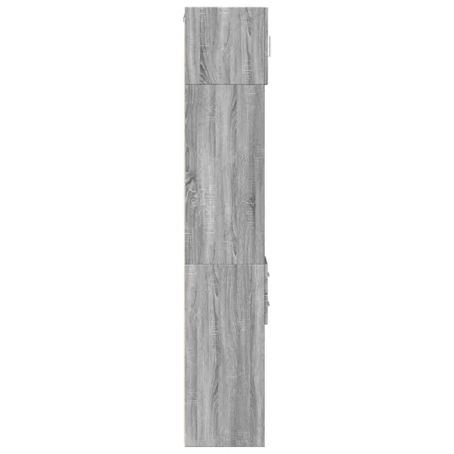 Armoire de rangement mince sonoma gris 30x42,5x225 cm