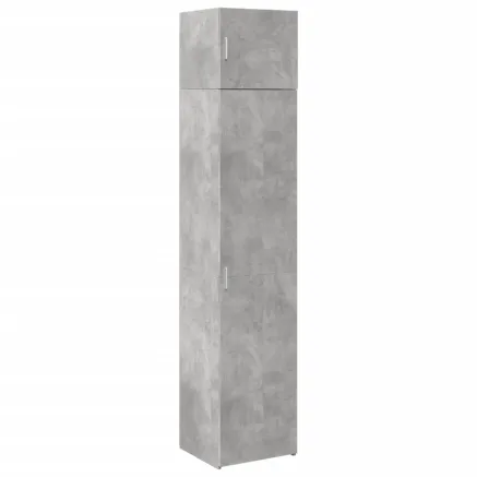 Armoire de rangement mince gris béton 45x42,5x225 cm 2