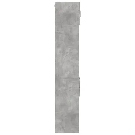 Armoire de rangement mince gris béton 45x42,5x225 cm