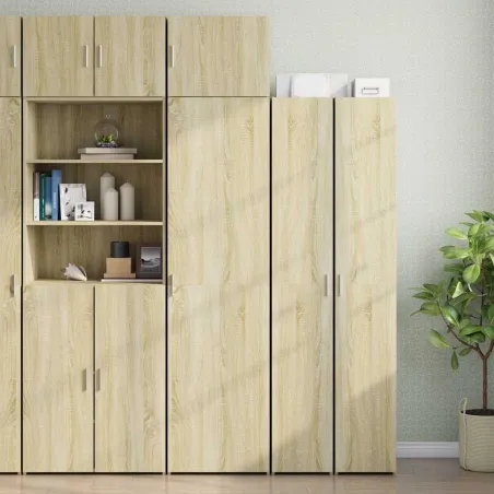 Armoire de rangement mince chêne sonoma 50x42,5x225 cm