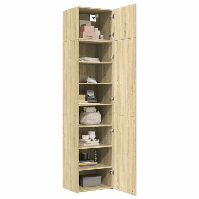 Armoire de rangement mince chêne sonoma 50x42,5x225 cm