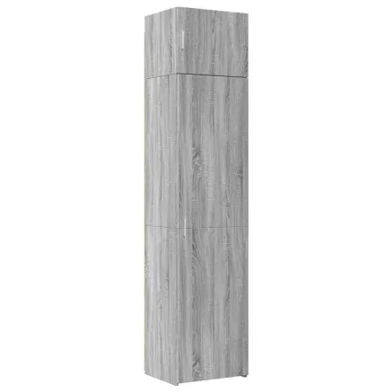 Armoire de rangement mince sonoma gris 50x42,5x225 cm 2