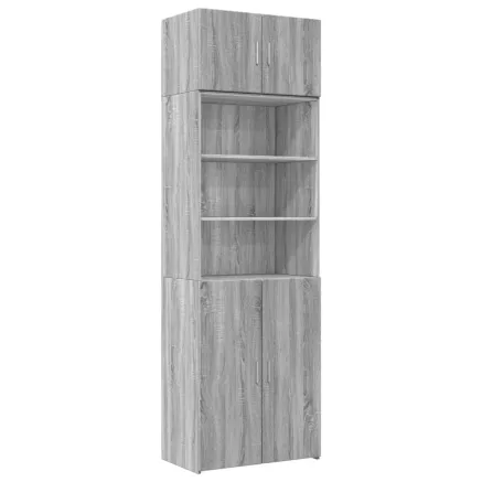 Armoire de rangement sonoma gris 70x42,5x225 cm 2