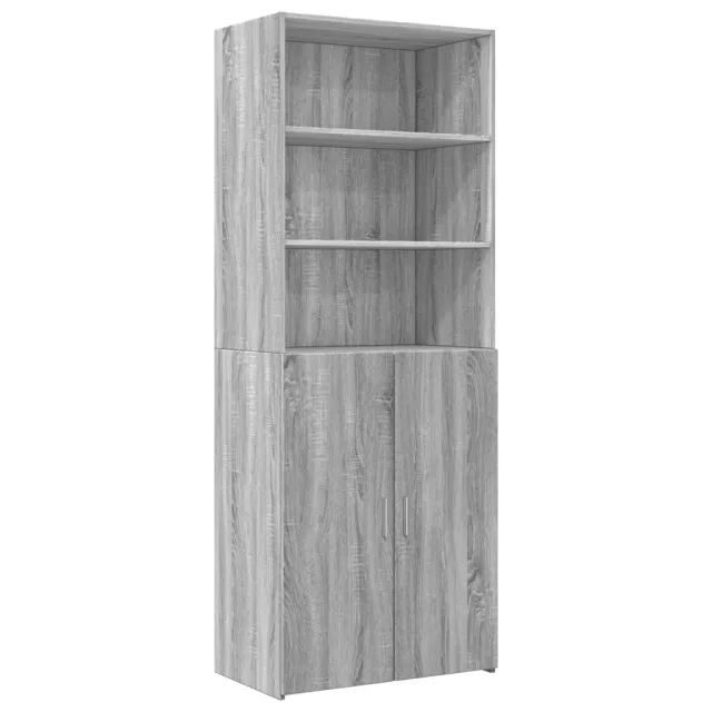 Armoire de rangement sonoma gris 70x42,5x225 cm