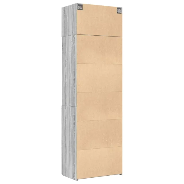 Armoire de rangement sonoma gris 70x42,5x225 cm