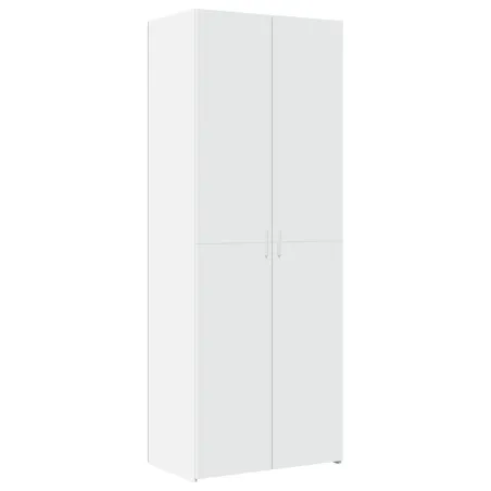 Armoire de rangement blanc 70x42,5x225 cm bois d'ingénierie