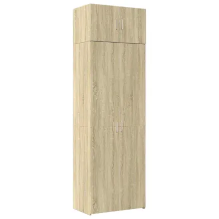 Armoire de rangement chêne sonoma 70x42,5x225 cm 2