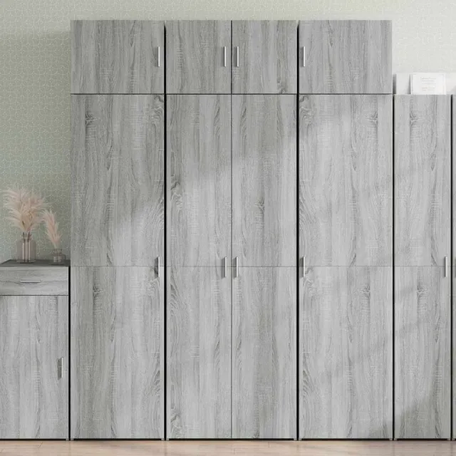 Armoire de rangement sonoma gris 70x42,5x225 cm