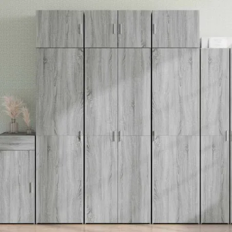 Armoire de rangement sonoma gris 70x42,5x225 cm
