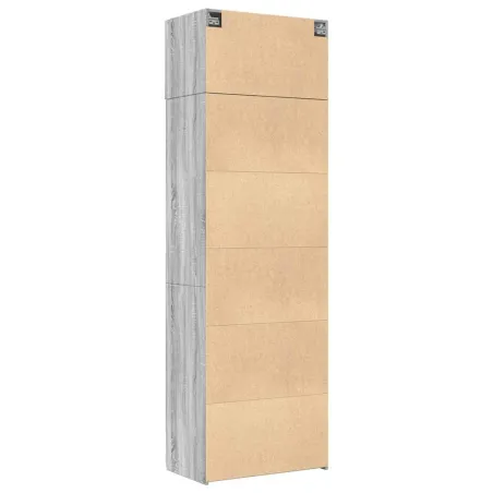 Armoire de rangement sonoma gris 70x42,5x225 cm