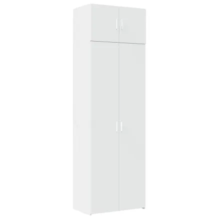 Armoire de rangement blanc 70x42,5x225 cm bois d'ingénierie 2