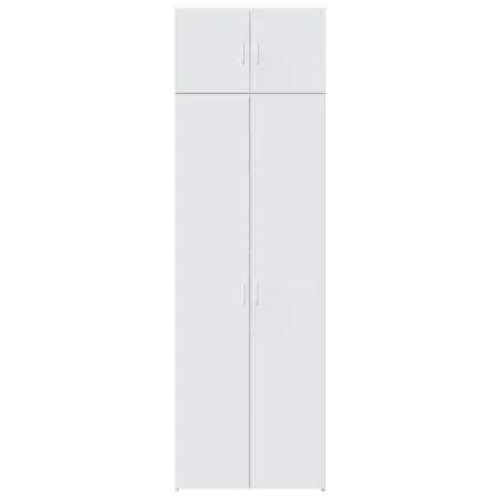Armoire de rangement blanc 70x42,5x225 cm bois d'ingénierie
