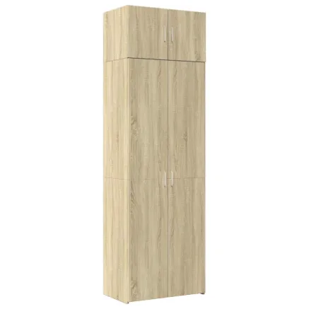 Armoire de rangement chêne sonoma 70x42,5x225 cm 2