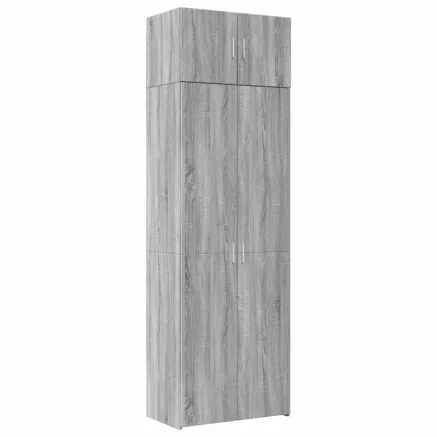 Armoire de rangement sonoma gris 70x42,5x225 cm 2