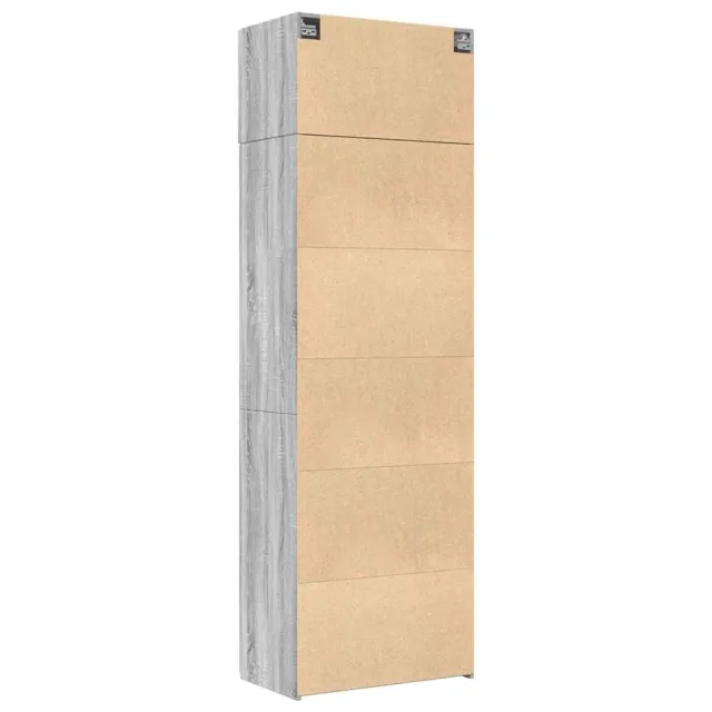 Armoire de rangement sonoma gris 70x42,5x225 cm
