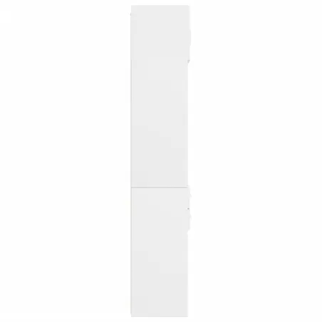 Armoire de rangement blanc 70x42,5x225 cm bois d'ingénierie