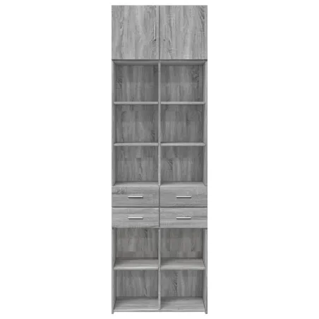 Armoire de rangement sonoma gris 70x42,5x225 cm