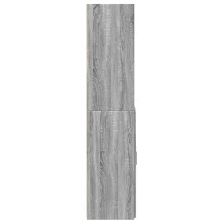 Buffet haut sonoma gris 80x42,5x185 cm bois d'ingénierie