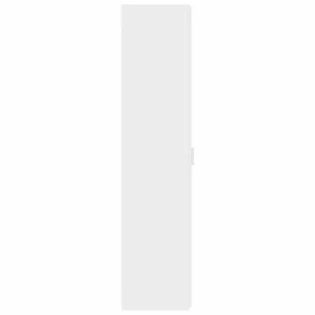 Buffet haut blanc 30x42,5x185 cm bois d'ingénierie