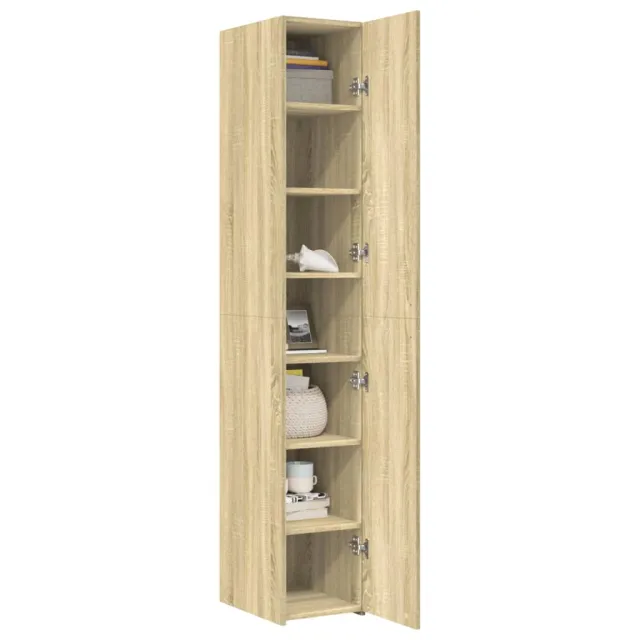 Buffet haut chêne sonoma 30x42,5x185 cm bois d'ingénierie