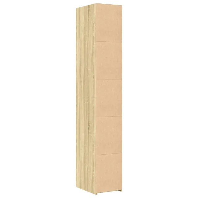 Buffet haut chêne sonoma 30x42,5x185 cm bois d'ingénierie