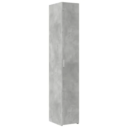 Buffet haut gris béton 30x42,5x185 cm bois d'ingénierie 2
