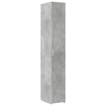 Buffet haut gris béton 30x42,5x185 cm bois d'ingénierie