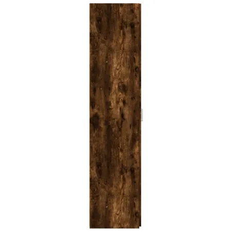 Buffet haut chêne fumé 30x42,5x185 cm bois d'ingénierie