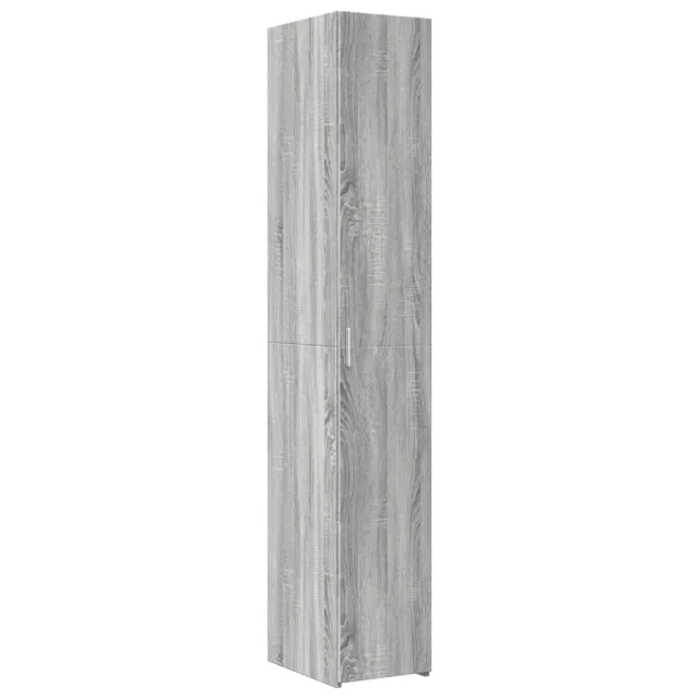 Buffet haut sonoma gris 30x42,5x185 cm bois d'ingénierie
