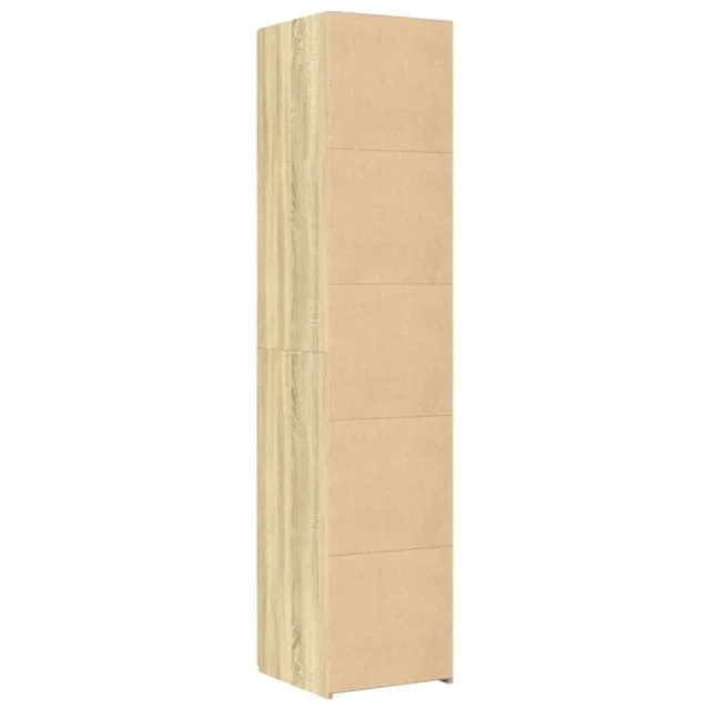 Buffet haut chêne sonoma 40x42,5x185 cm bois d'ingénierie