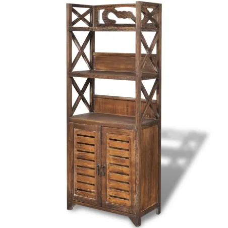 Armoire de salle de bain Albuquerque Bois Marron 46x24x117,5 cm