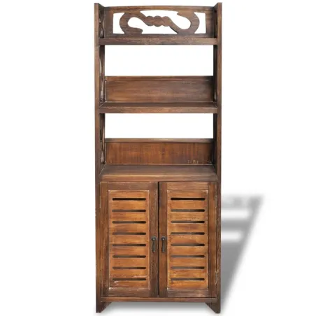 Armoire de salle de bain Albuquerque Bois Marron 46x24x117,5 cm