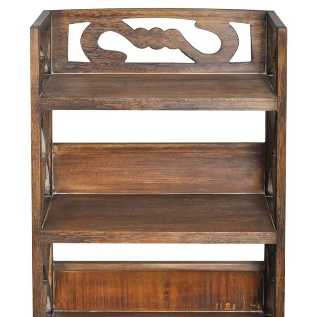 Armoire de salle de bain Albuquerque Bois Marron 46x24x117,5 cm