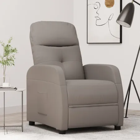 Fauteuil inclinable Taupe Tissu