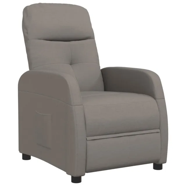 Fauteuil inclinable Taupe Tissu