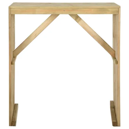 Table de bar 100x60x110 cm Bois de pin imprégné 2
