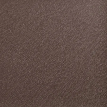 Lit avec matelas Zadar marron 200x200 cm similicuir