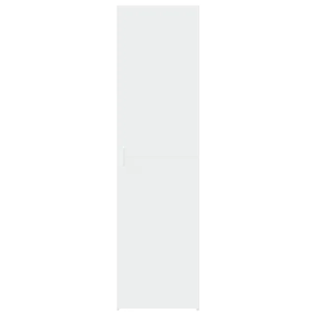 Buffet haut blanc 50x42,5x185 cm bois d'ingénierie