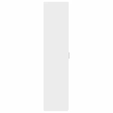 Buffet haut blanc 50x42,5x185 cm bois d'ingénierie