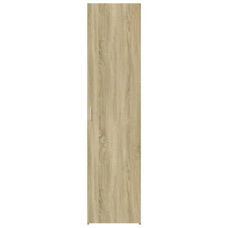 Buffet haut chêne sonoma 50x42,5x185 cm bois d'ingénierie