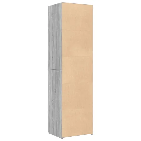Buffet haut sonoma gris 50x42,5x185 cm bois d'ingénierie