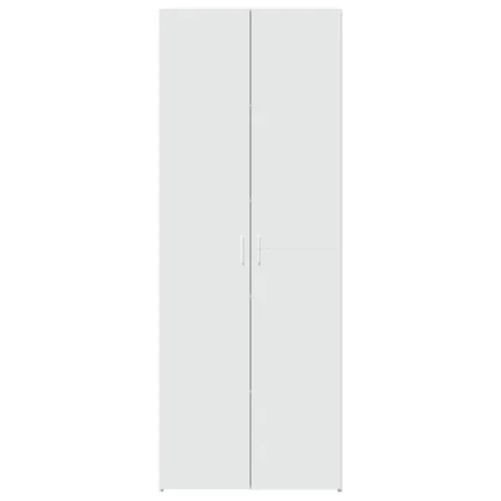 Buffet haut blanc 70x42,5x185 cm bois d'ingénierie