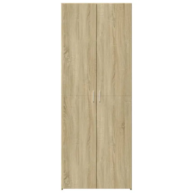 Buffet haut chêne sonoma 70x42,5x185 cm bois d'ingénierie