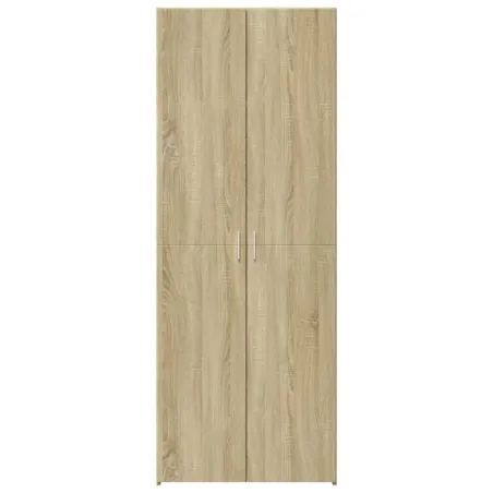 Buffet haut chêne sonoma 70x42,5x185 cm bois d'ingénierie