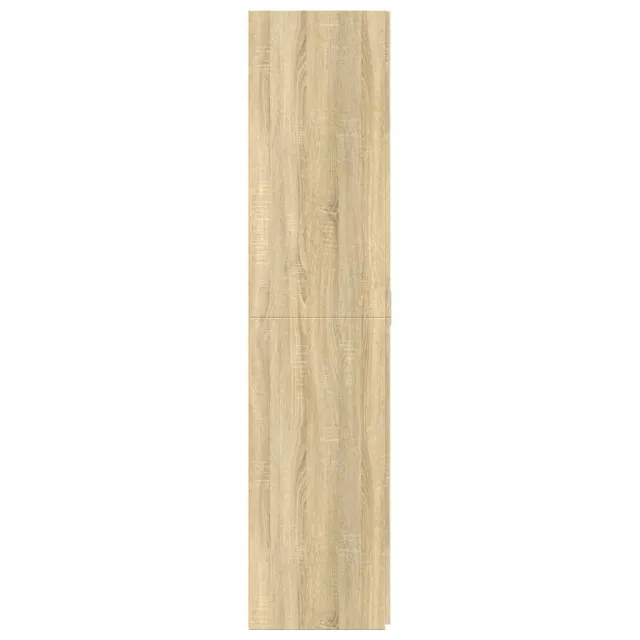 Buffet haut chêne sonoma 70x42,5x185 cm bois d'ingénierie