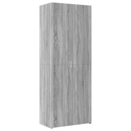 Buffet haut sonoma gris 70x42,5x185 cm bois d'ingénierie 2