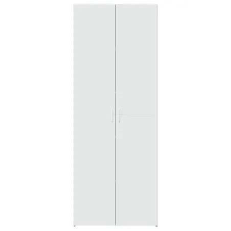 Buffet haut blanc 70x42,5x185 cm bois d'ingénierie